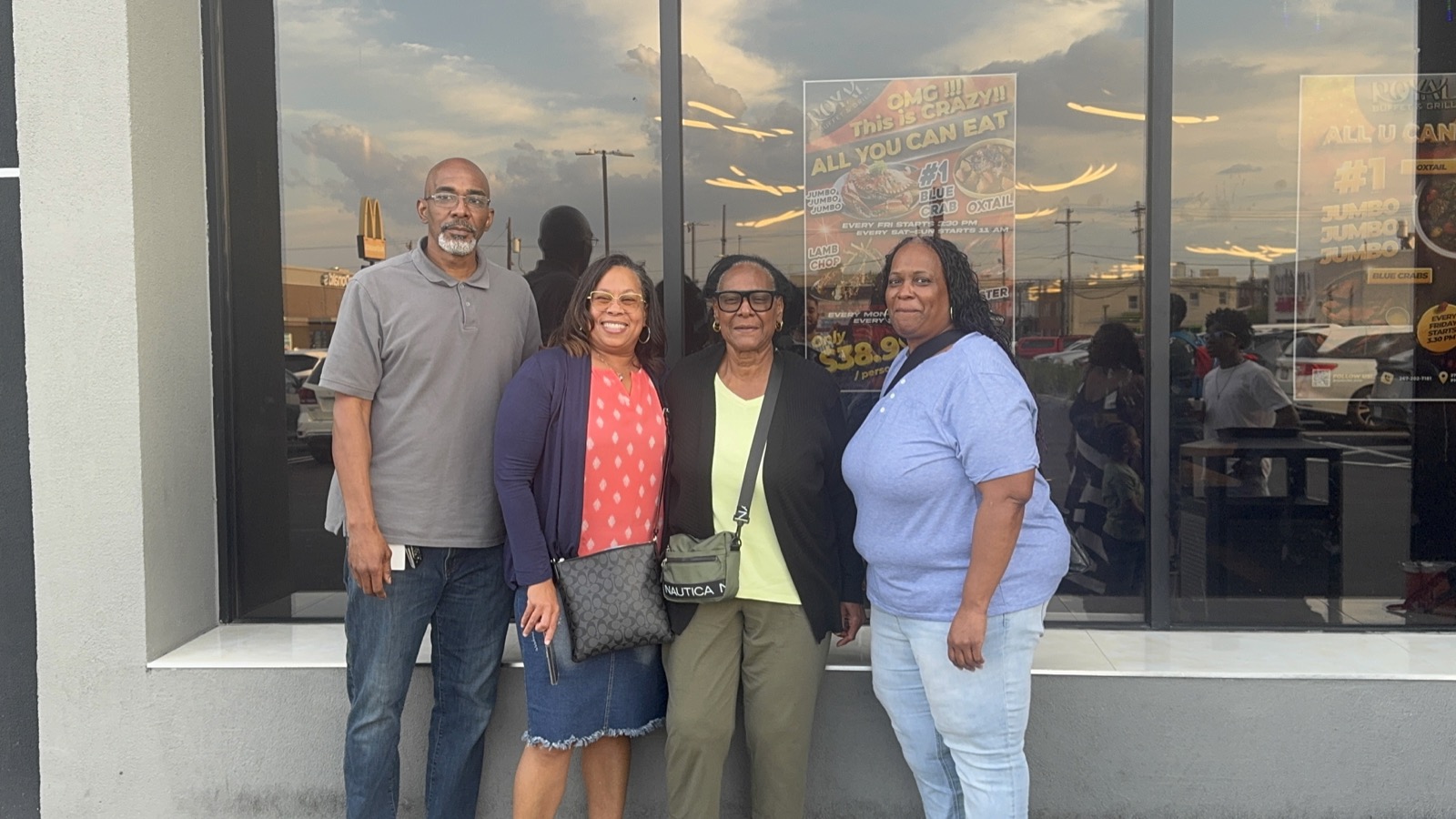 Family and friends celebrating together at a joyful event